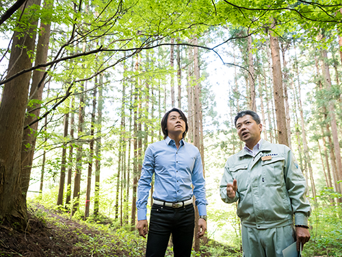 河村隆一の訪問！エコスポット「吾妻森林組合」