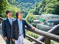 河村隆一の訪問!エコスポット「新潟三面川水系 水力発電所」