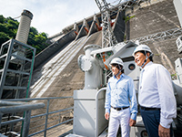 河村隆一の訪問!エコスポット「新潟三面川水系 水力発電所」