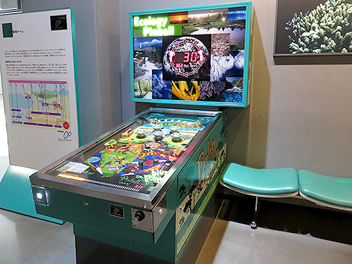 炭素に見立てたボールでプレイする「地球環境ゲーム」