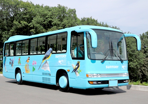WASEDAELECTRIC BUS(WEB)の第3号。このバスは現在、サントリーの白州工場で工場見学時の移動手段として利用されている。